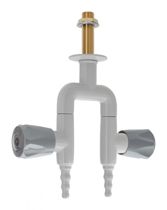 Two way opposite taps for vacuum, pendant mounted
