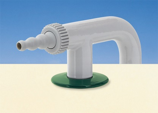 Waste for hose, removable nozzle